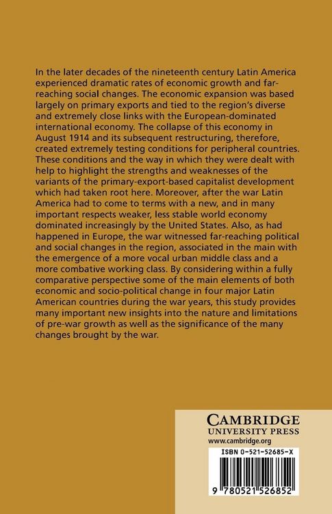 Produktbild: South America and the First World War
