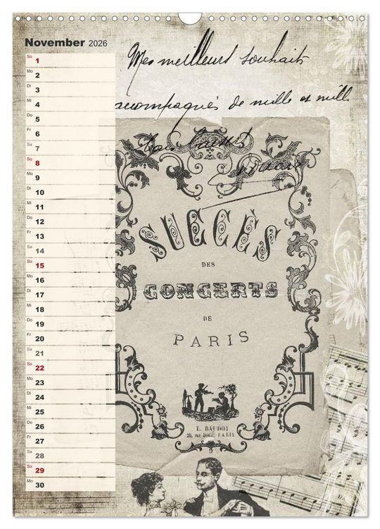 Produktbild: Vintage Welten (Wandkalender 2026 DIN A3 hoch), CALVENDO Monatskalender