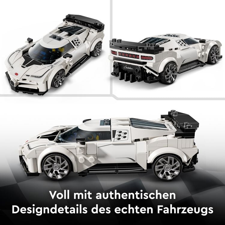 Produktbild: LEGO Speed 77240 Champions Bugatti Centodieci Hypersportwagen, Spielzeug