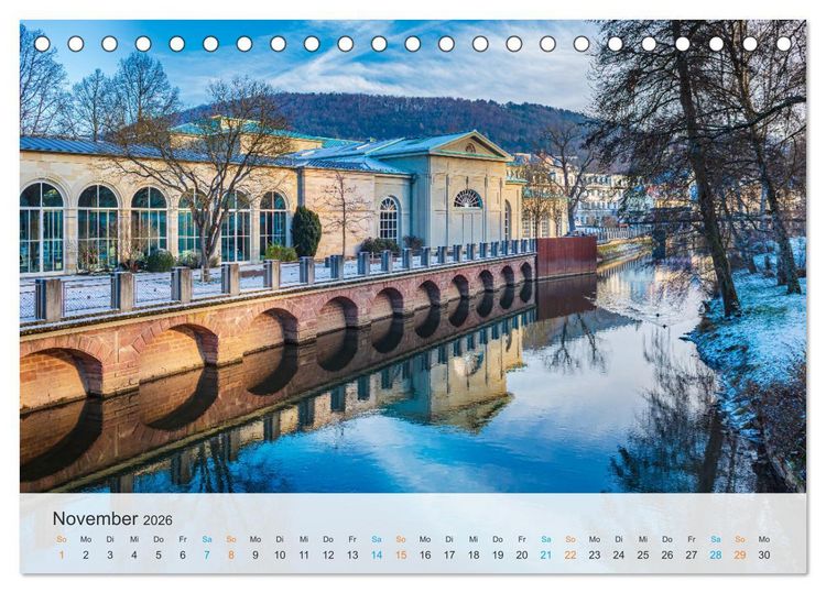 Produktbild: Bad Kissingen - Welterbe-Kurstadt (Tischkalender 2026 DIN A5 quer), CALVENDO Monatskalender
