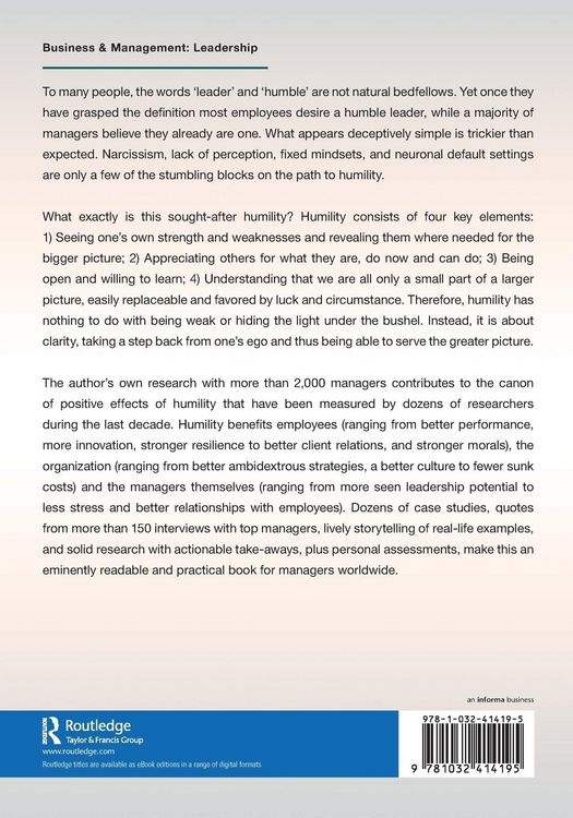 Produktbild: The Power of Humility in Leadership