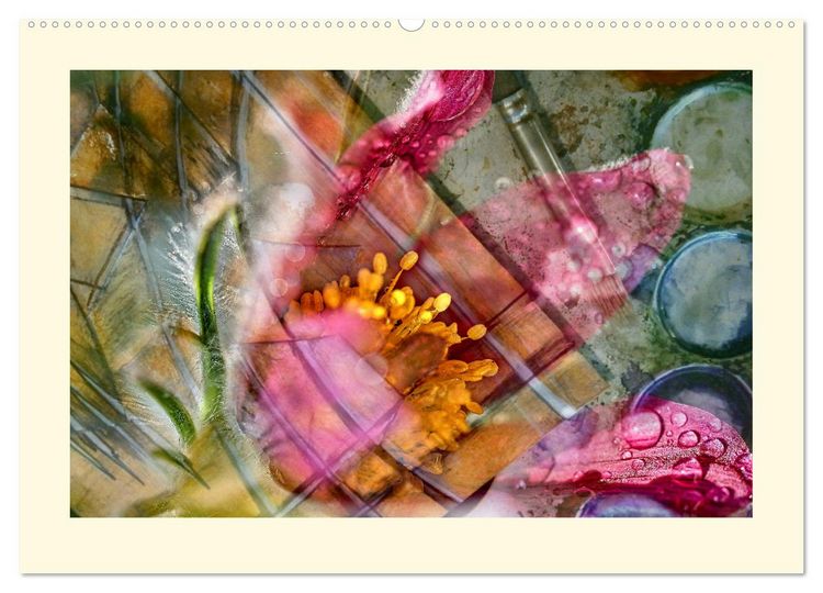 Produktbild: Fotografie trifft Malerei (Wandkalender 2026 DIN A2 quer), CALVENDO Monatskalender