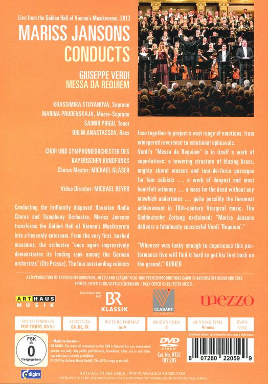 Produktbild: Verdi: Messa da Requiem