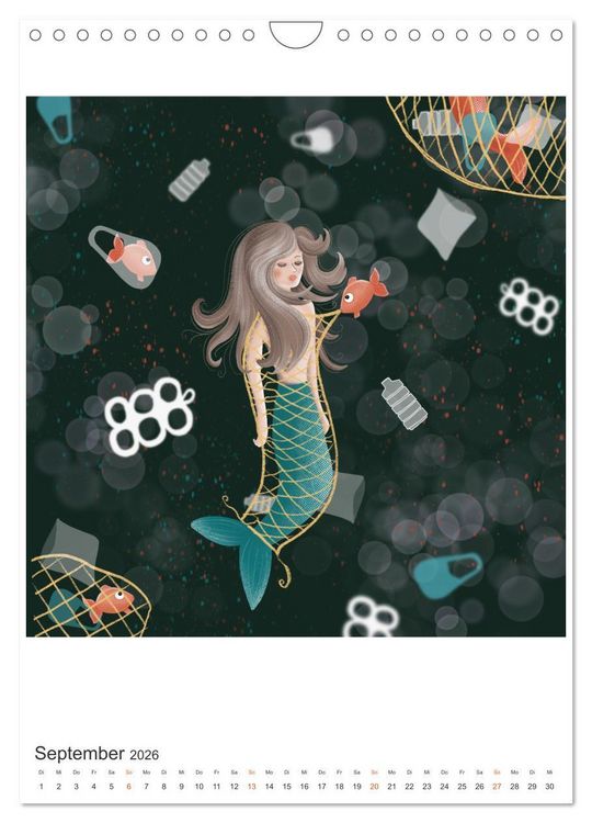 Produktbild: SAVE OUR OCEANS - Ursprung allen Lebens (Wandkalender 2026 DIN A4 hoch), CALVENDO Monatskalender
