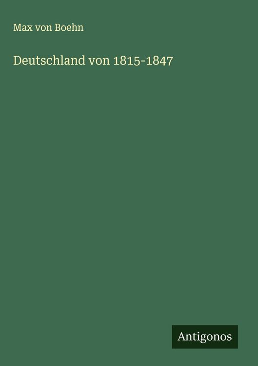 Produktbild: Deutschland von 1815-1847