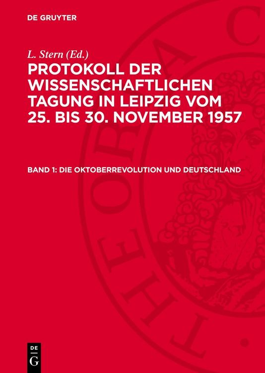 Produktbild: Die Oktoberrevolution und Deutschland