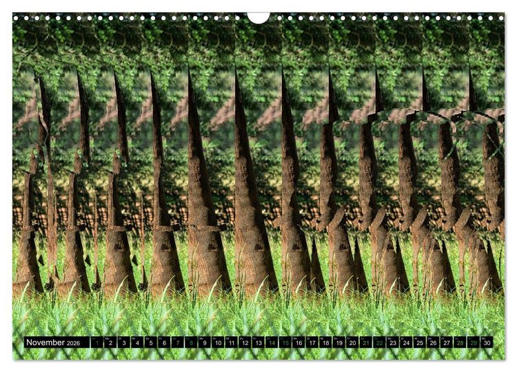 Produktbild: Magische Bilder - Stereogramme und 3D-Illusionen (Wandkalender 2026 DIN A3 quer), CALVENDO Monatskalender