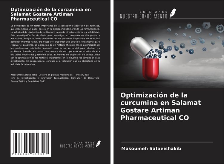 Produktbild: Optimizaci&oacute;n de la curcumina en Salamat Gostare Artiman Pharmaceutical CO