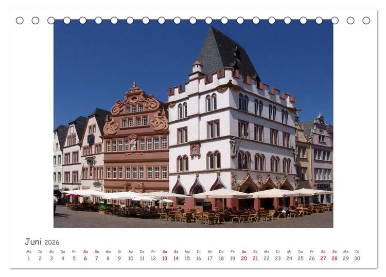 Produktbild: Unvergessliches Trier (Tischkalender 2026 DIN A5 quer), CALVENDO Monatskalender