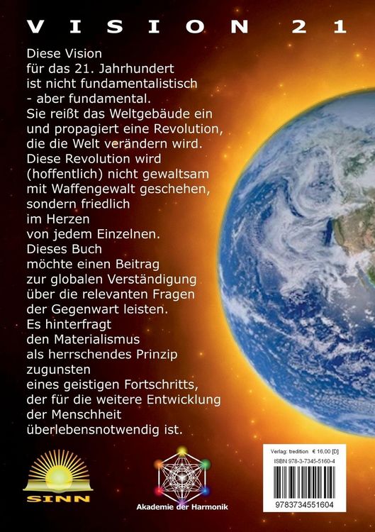 Produktbild: Vision 21 - DIE NEUE ERDE