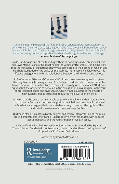Produktbild: Professional Ethics and Civic Morals