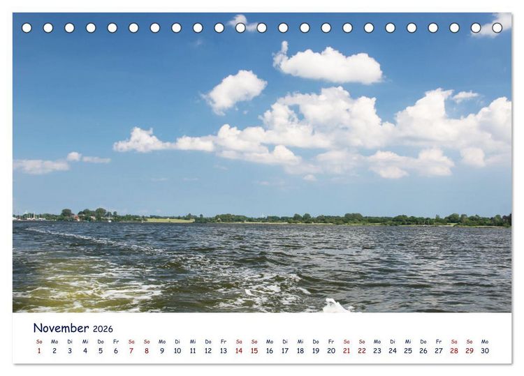 Produktbild: Maritime Schlei (Tischkalender 2026 DIN A5 quer), CALVENDO Monatskalender