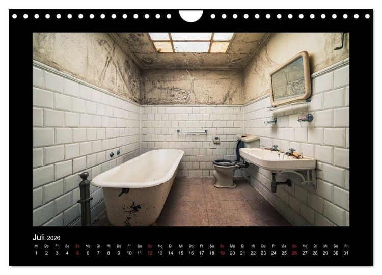 Produktbild: Die Sch&ouml;nheit des Verfalls - Lost Places (Wandkalender 2026 DIN A4 quer), CALVENDO Monatskalender