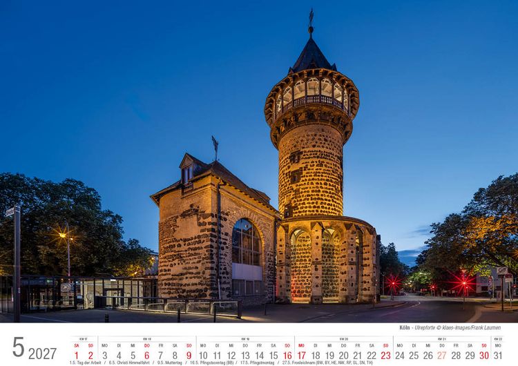 Produktbild: K&ouml;ln 2027 Bildkalender A4 quer, spiralgebunden