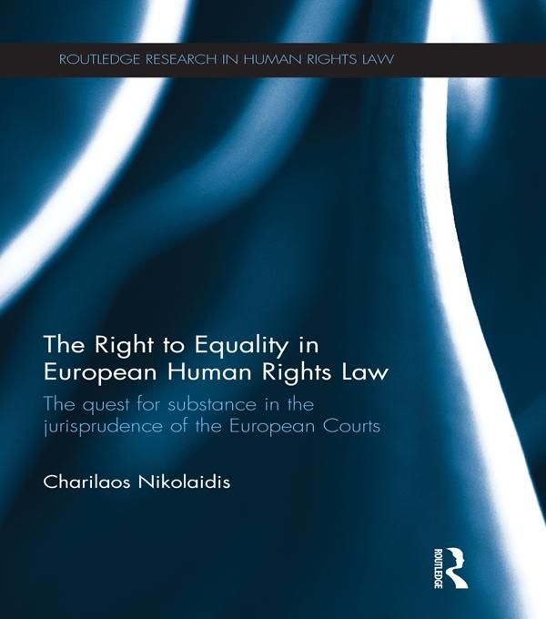 Produktbild: The Right to Equality in European Human Rights Law