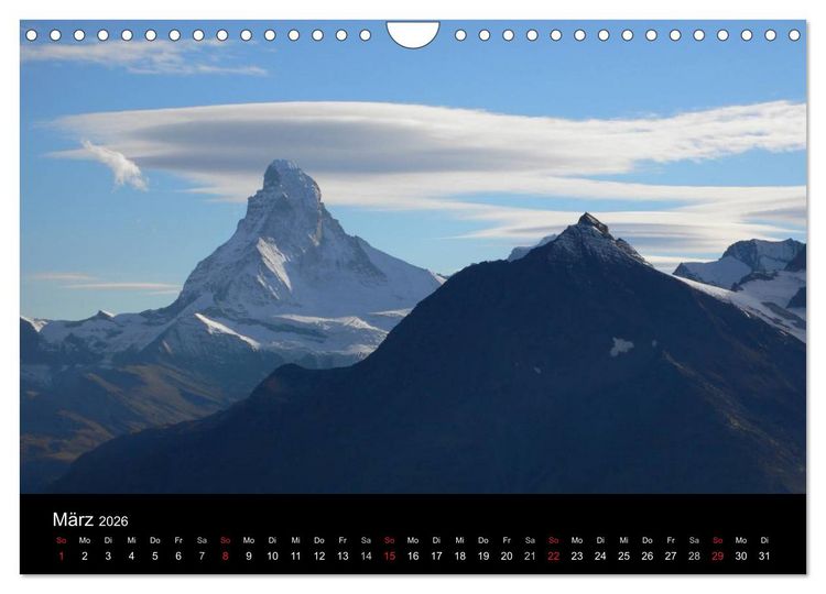 Produktbild: Faszination Matterhorn (Wandkalender 2026 DIN A4 quer), CALVENDO Monatskalender