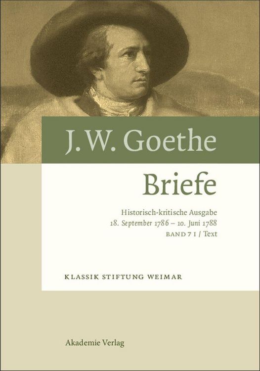 Produktbild: 18. September 1786 - 10. Juni 1788