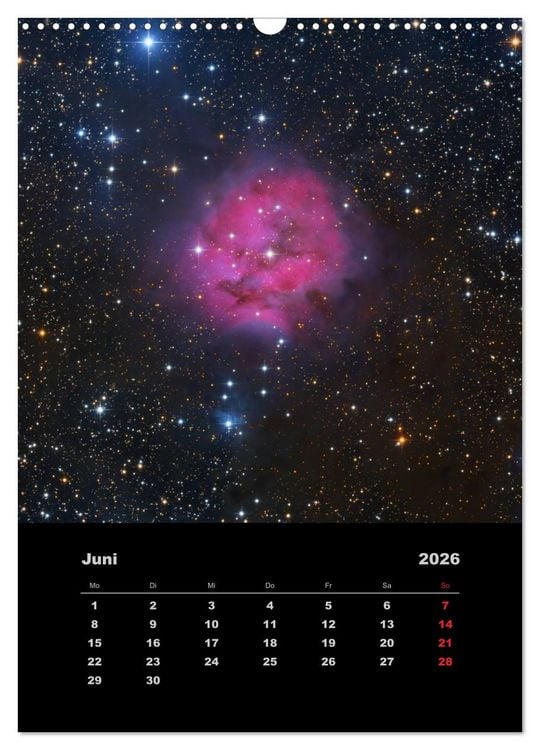 Produktbild: Astronomie 2026 (Wandkalender 2026 DIN A3 hoch), CALVENDO Monatskalender
