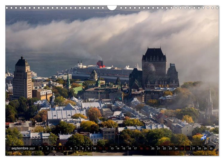 Produktbild: Le Ch&acirc;teau Frontenac (Calendrier mural 2027 DIN A3 vertical), CALVENDO calendrier mensuel