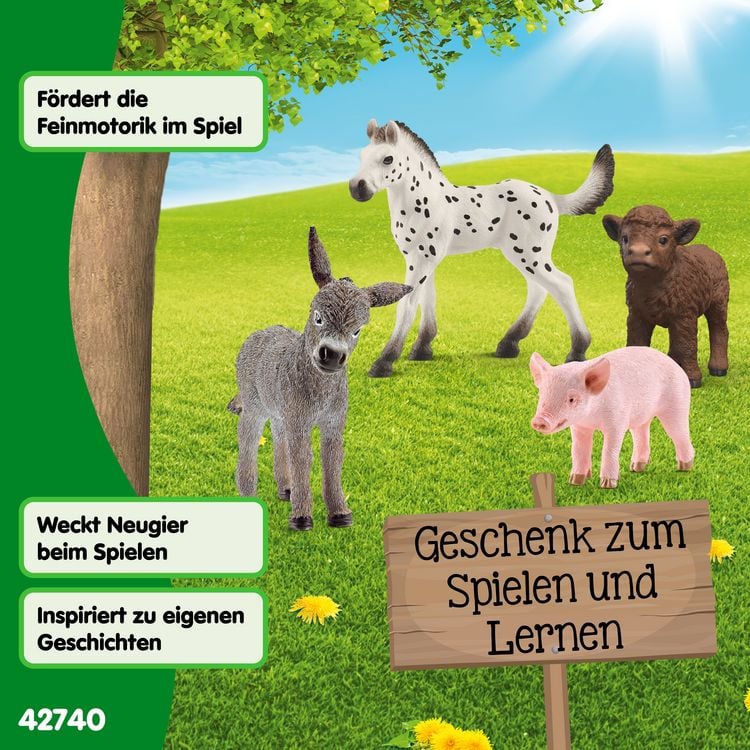 Produktbild: schleich&reg; 42740 Bauernhof Babys