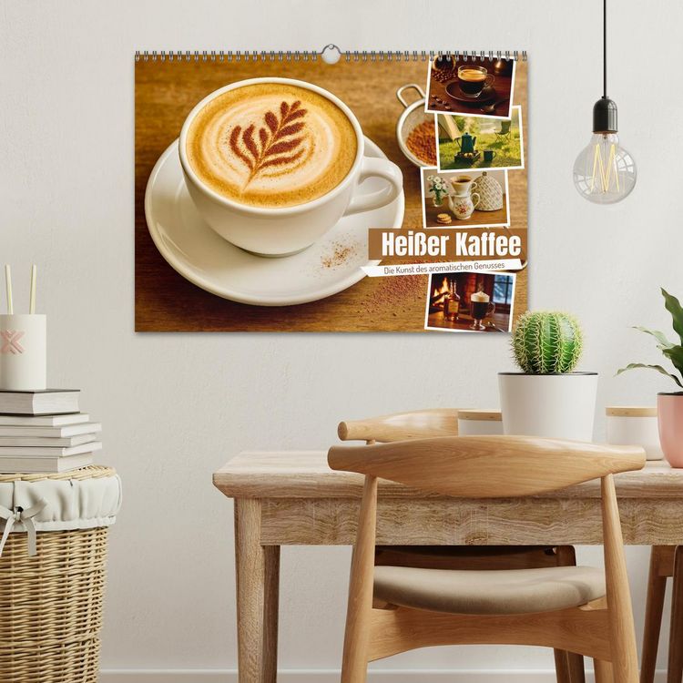 Produktbild: Hei&szlig;er Kaffee (Wandkalender 2026 DIN A3 quer), CALVENDO Monatskalender