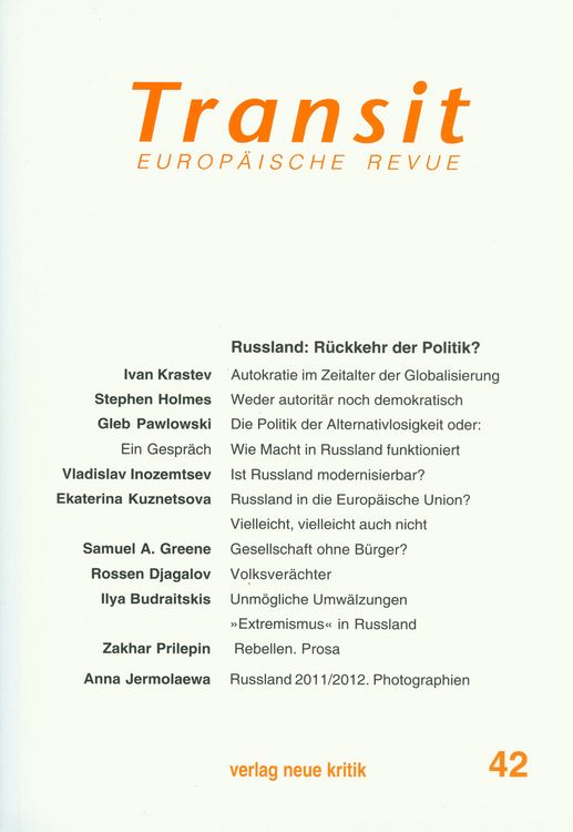 Produktbild: Transit 42. Europ&auml;ische Revue