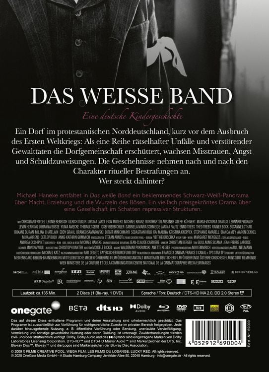 Produktbild: Das wei&szlig;e Band - Eine deutsche Kindergeschichte - Mediabook (Blu-ray & DVD)