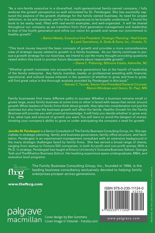 Produktbild: Healthy Growth for the Family Business