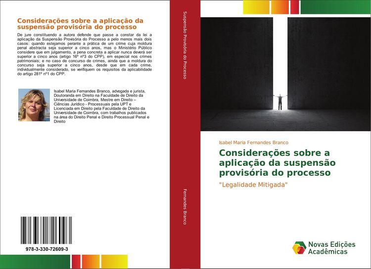 Produktbild: Considera&ccedil;&otilde;es sobre a aplica&ccedil;&atilde;o da suspens&atilde;o provis&oacute;ria do processo