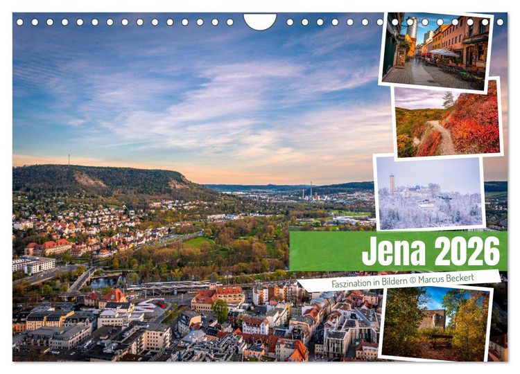 Produktbild: Jena - Faszination in Bildern (Wandkalender 2026 DIN A4 quer), CALVENDO Monatskalender