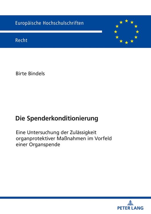 Produktbild: Die Spenderkonditionierung