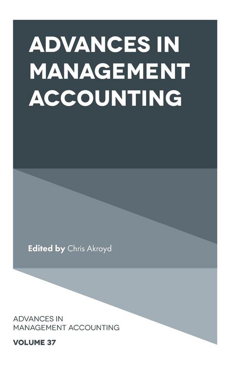 Produktbild: Advances in Management Accounting