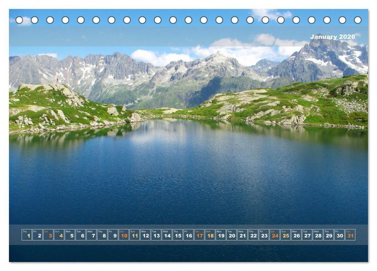 Produktbild: Natural landscape of France (Desk Calendar 2026 DIN A5 landscape), CALVENDO 12 Month DeskCalendar