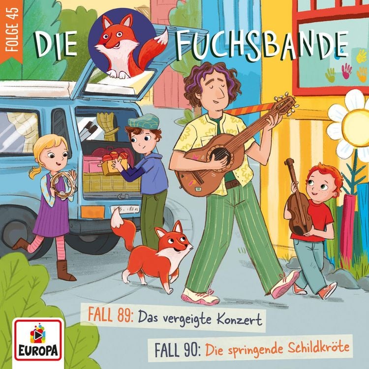 Produktbild: Folge 45: Fall 89: Das vergeigte Konzert/Fall 90: Die springende Schildkr&ouml;te