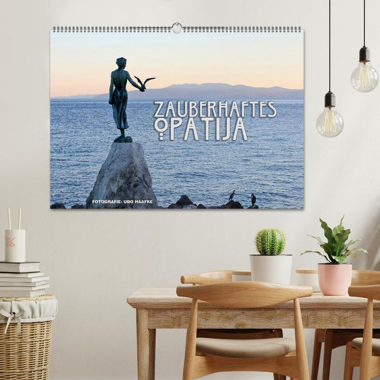 Produktbild: Zauberhaftes Opatija (Wandkalender 2026 DIN A2 quer), CALVENDO Monatskalender