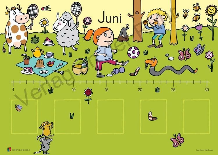 Produktbild: Unser Geburtstagskalender &ndash; Motiv: Jahreslauf