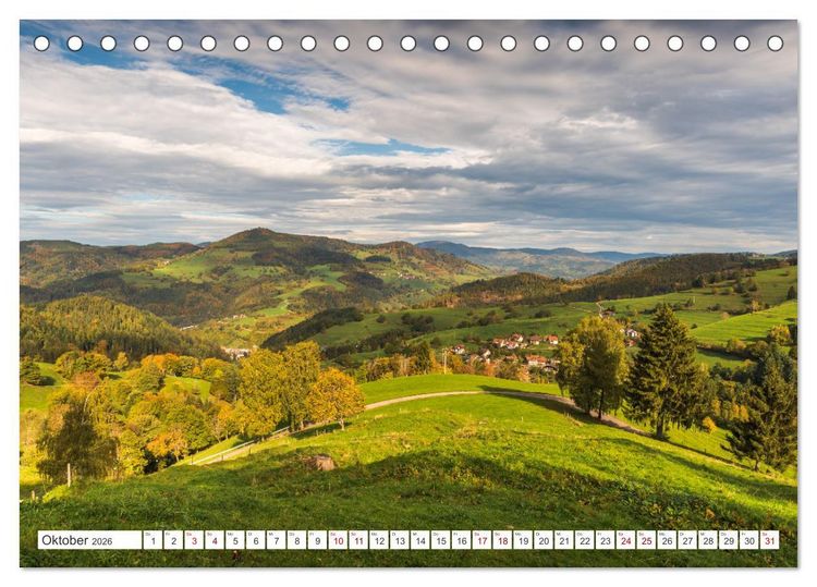 Produktbild: Schwarzwald (Tischkalender 2026 DIN A5 quer), CALVENDO Monatskalender