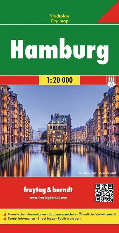 Produktbild: freytag & berndt Stadtplan Hamburg 1:20.000