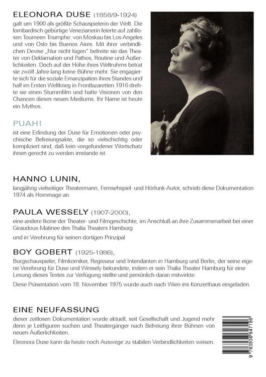 Produktbild: Puah! oder Eleonora Duse