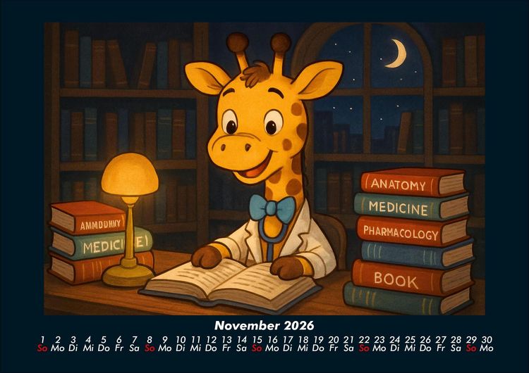 Produktbild: Nala entdeckt ihren Beruf als &Auml;rztin 2026 Fotokalender DIN A4
