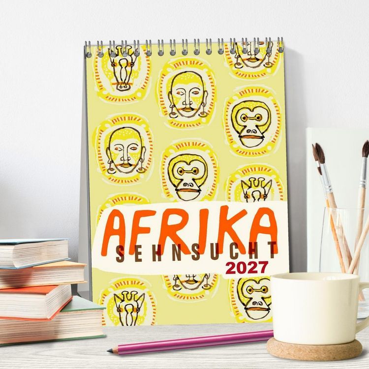 Produktbild: Afrika-Sehnsucht 2027 (Tischkalender 2027 DIN A5 hoch), CALVENDO Monatskalender