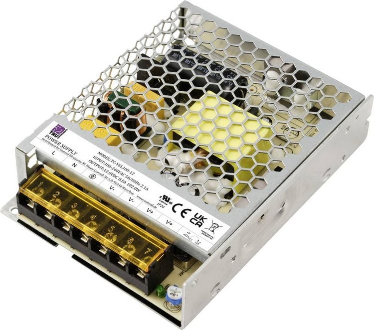 Produktbild: TRU COMPONENTS TC-13496740 Netzteil / Stromversorgung 12 V/DC 8.5A 102W