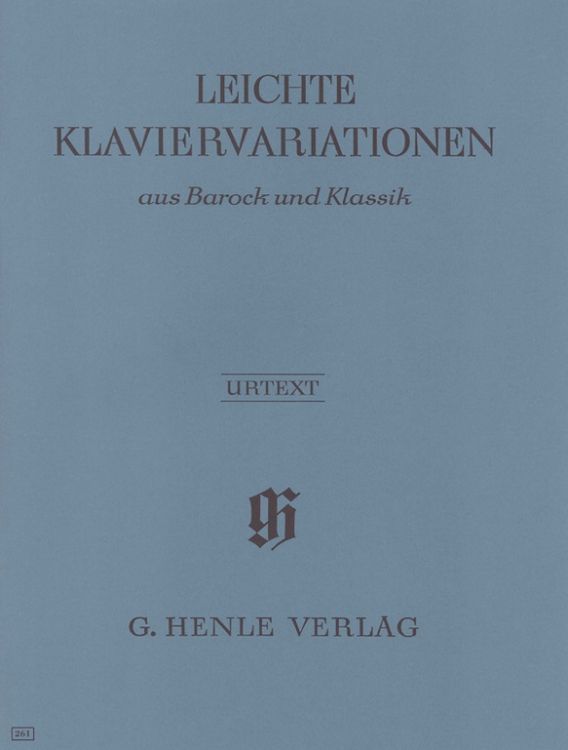 Produktbild: Klaviermusik (Auswahlband) - Leichte Klaviervariationen aus Barock und Klassik