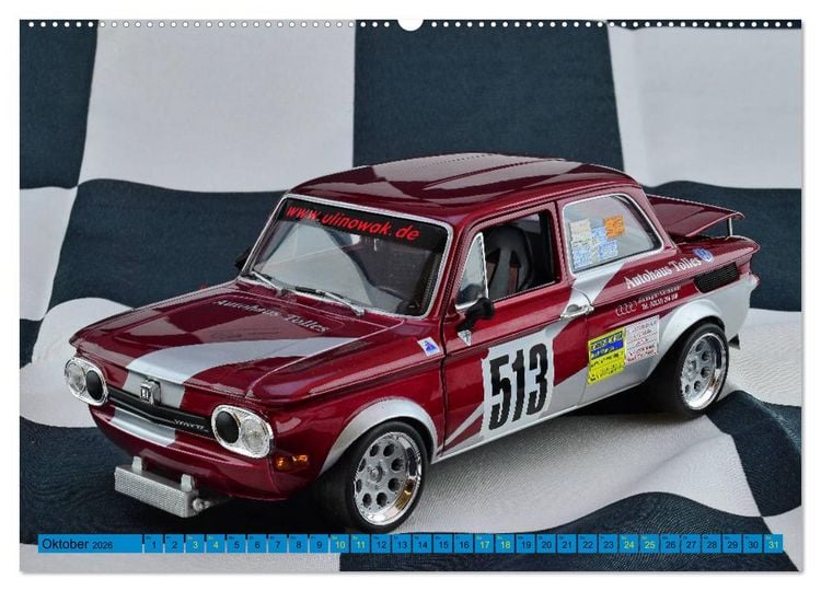 Produktbild: NSU TT CUP Auch im Kleinen ganz Gro&szlig; (hochwertiger Premium Wandkalender 2026 DIN A2 quer), Kunstdruck in Hochglanz