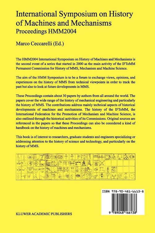Produktbild: International Symposium on History of Machines and Mechanisms