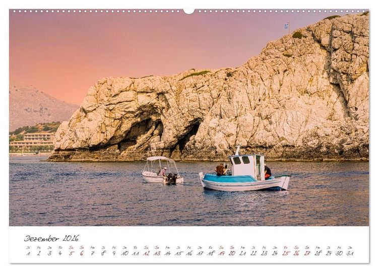Produktbild: Rhodos - Die faszinierende Insel in der &Auml;g&auml;is (hochwertiger Premium Wandkalender 2026 DIN A2 quer), Kunstdruck in Hochglanz