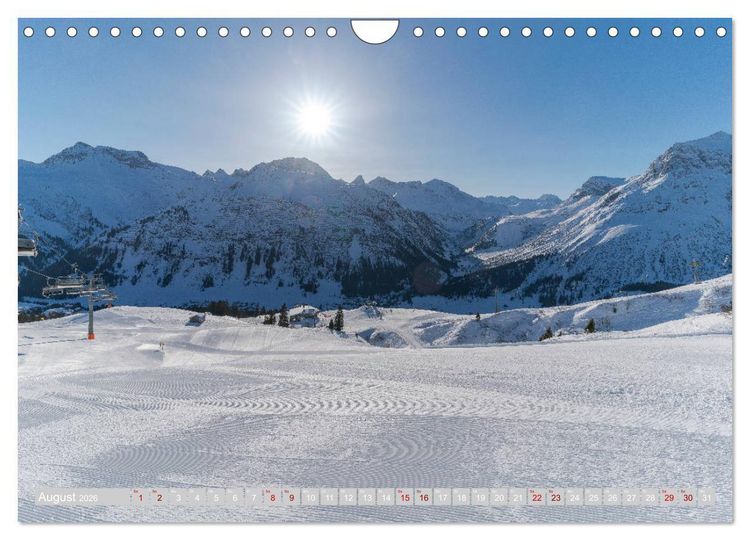 Produktbild: Lech am Arlberg - Winterzauber f&uuml;r das ganze Jahr (Wandkalender 2026 DIN A4 quer), CALVENDO Monatskalender