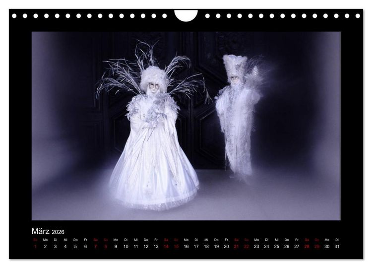 Produktbild: Venezianischer Karneval (Wandkalender 2026 DIN A4 quer), CALVENDO Monatskalender