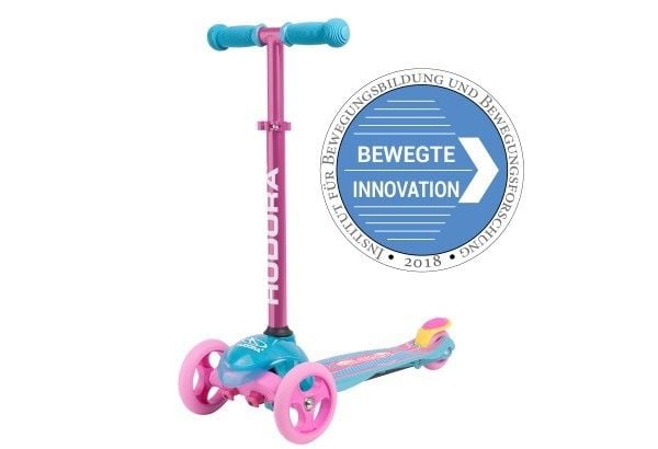 Produktbild: HUDORA 11054 - Flitzkids 2.0 Skate Wonders, Mädchen-Roller, Kinder-Scooter, pink