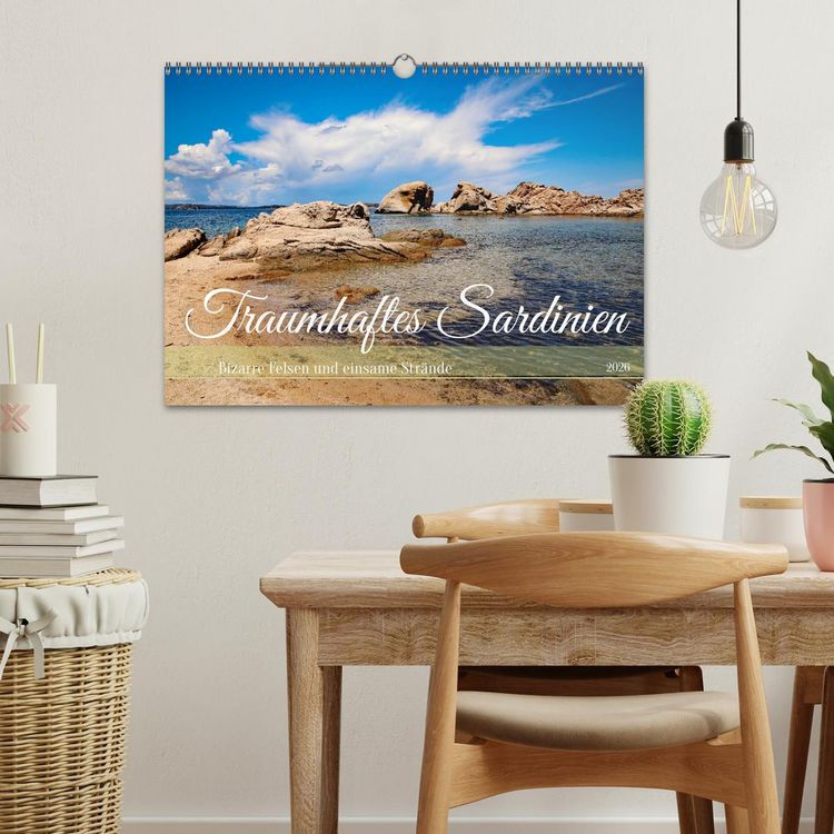 Produktbild: Traumhaftes Sardinien (Wandkalender 2026 DIN A3 quer), CALVENDO Monatskalender